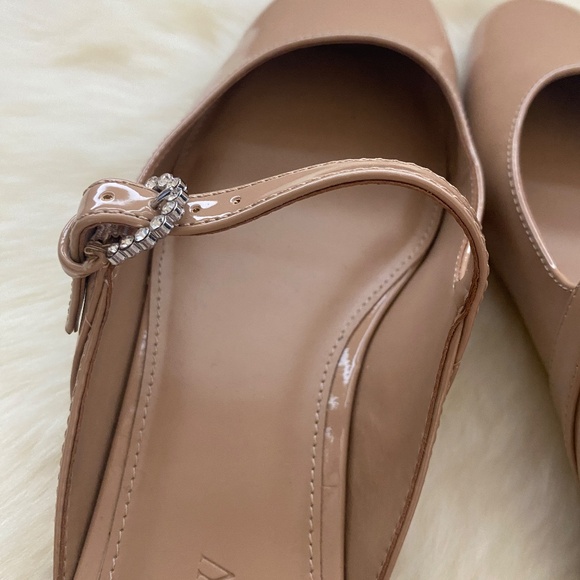 J Crew Mary Jane Mules Crystal Buckle Embellished - Picture 9 of 10